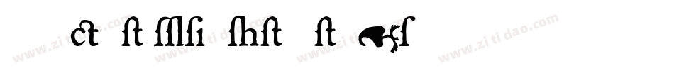 Avocet Light Xtras字体转换